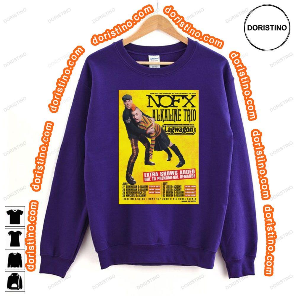 Nofx Alkaline Trio Summer 2015 Uk Tour Shirt Nofx Alkaline Trio Summer 2015 Uk Tour Shirt
