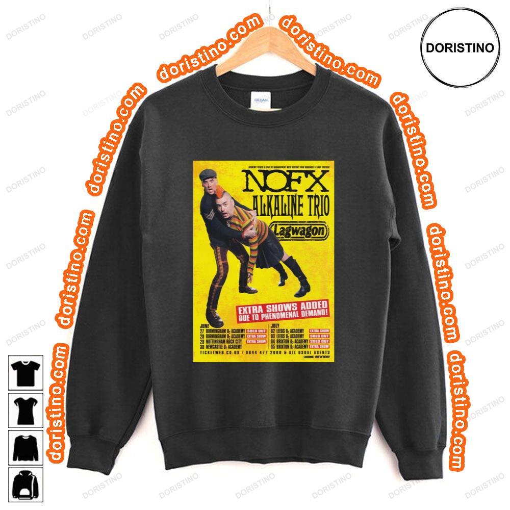 Nofx Alkaline Trio Summer 2015 Uk Tour Shirt Nofx Alkaline Trio Summer 2015 Uk Tour Shirt