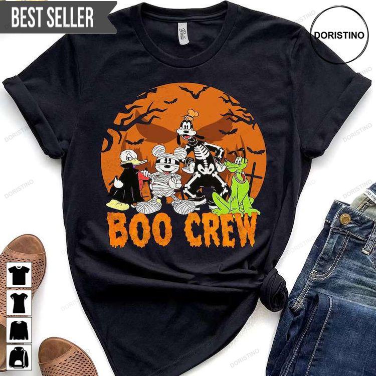 Mickey And Friends Halloween Boo Crew Unisex Awesome Shirt Mickey And Friends Halloween Boo Crew Unisex Awesome Shirt