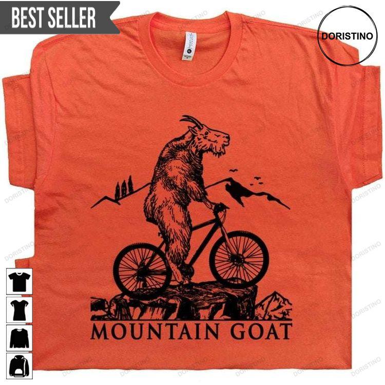 Mountain Bike Cool Mountain Goat Riding Biking Tshirt Mountain Bike Cool Mountain Goat Riding Biking Tshirt