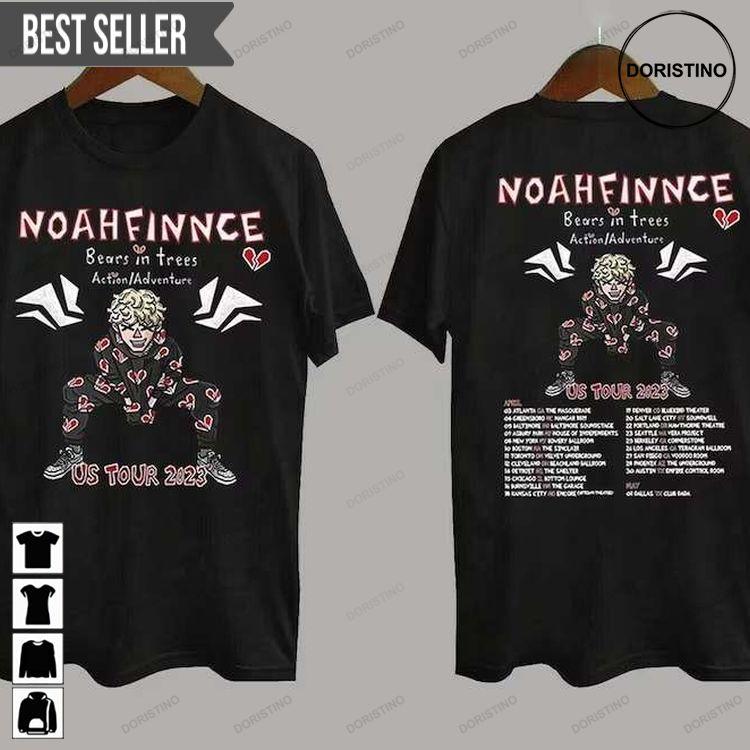 Noahfinnce Bears In Trees Tour 2023 Short-sleeve Tshirt Noahfinnce Bears In Trees Tour 2023 Short-sleeve Tshirt