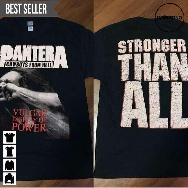 Pantera Cowboys From Hell Vulgar Display Of Power 1992 Short-sleeve Shirt
