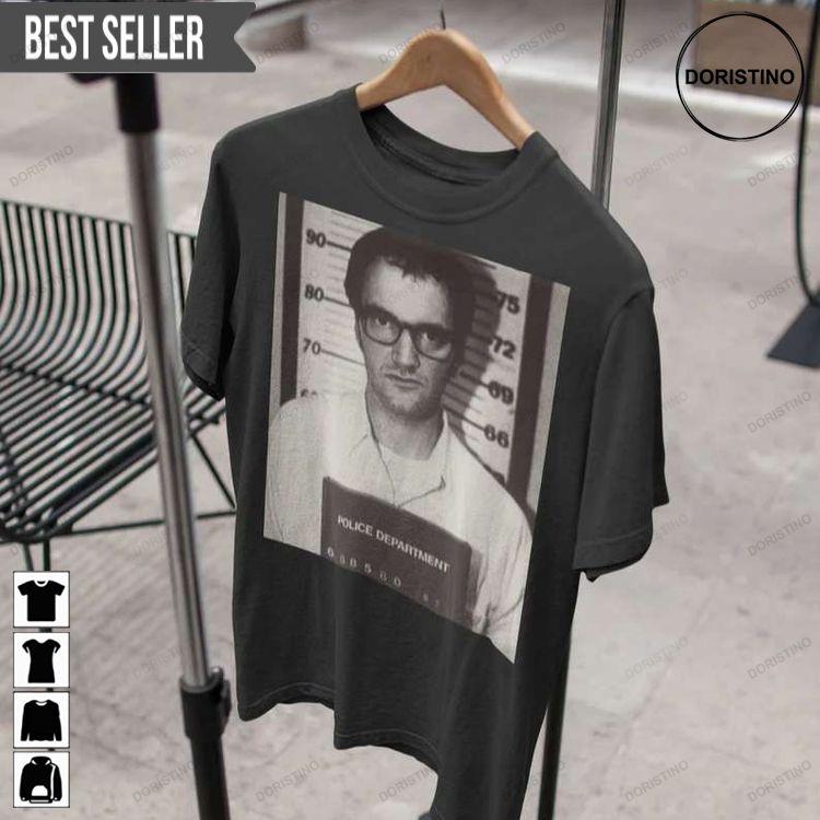 Quentin Tarantino Mugshot Movie Maker Shirt Quentin Tarantino Mugshot Movie Maker Shirt