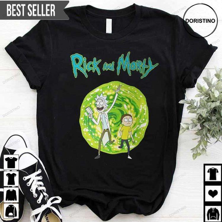 Rick And Morty Cartoon Character Ver 2 Tshirt Rick And Morty Cartoon Character Ver 2 Tshirt