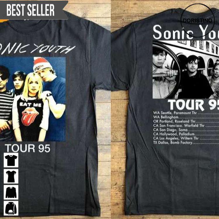 Sonic Youth Washing Machine Tour 95 Short-sleeve Shirt Sonic Youth Washing Machine Tour 95 Short-sleeve Shirt