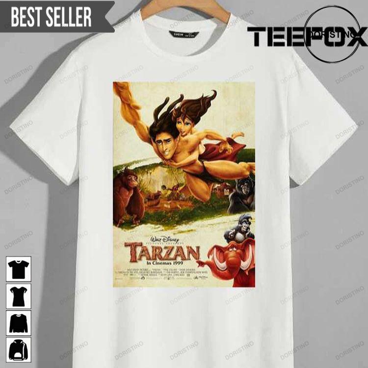 Tarzan Disney Poster Unisex Awesome Shirt Tarzan Disney Poster Unisex Awesome Shirt
