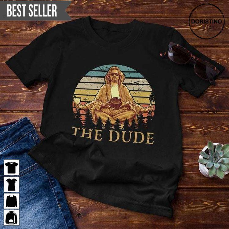 The Big Lebowski The Dude Abides Vintage Unisex Awesome Shirt The Big Lebowski The Dude Abides Vintage Unisex Awesome Shirt
