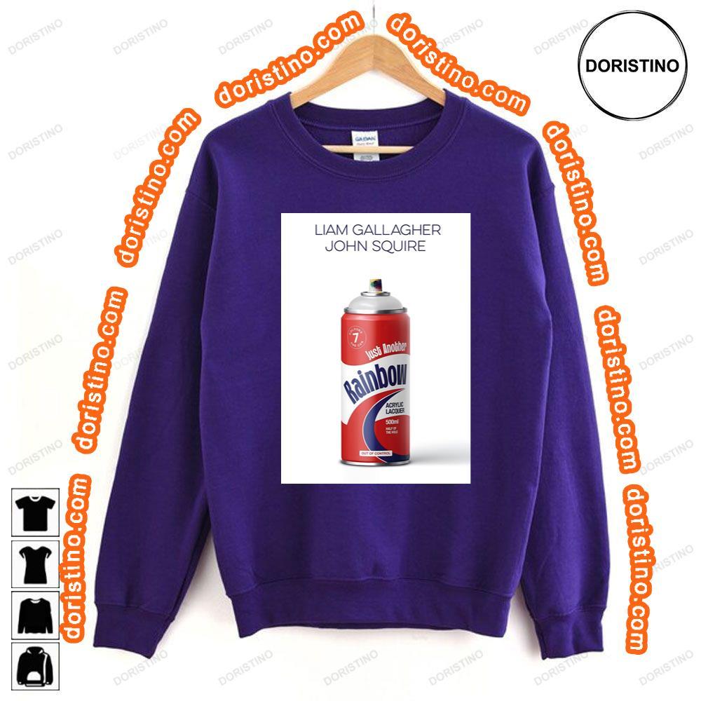 Liam Gallagher John Squire Just Another Rainbow Single Artwork Shirt Liam Gallagher John Squire Just Another Rainbow Single Artwork Shirt
