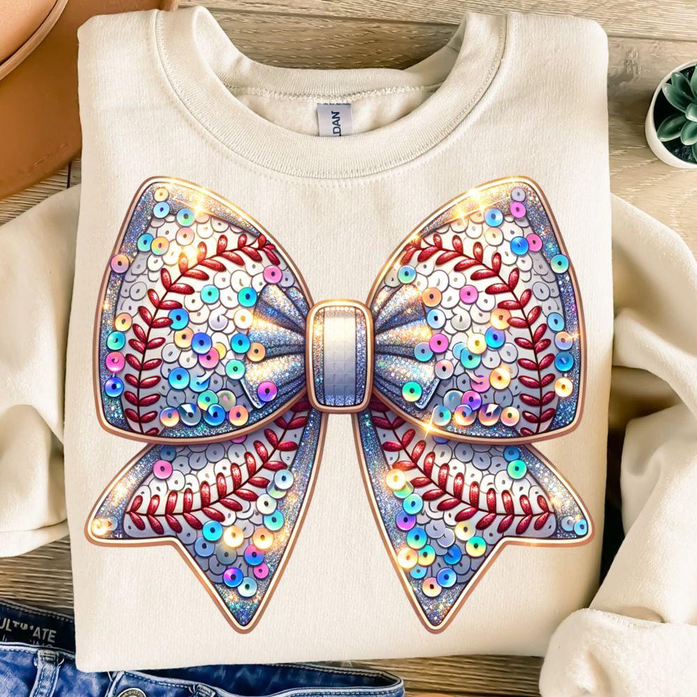 Coquette Baseball Bow Tshirt Coquette Baseball Bow Tshirt