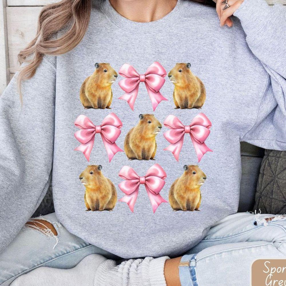 Coquette Capybara 2 Awesome Shirt Coquette Capybara 2 Awesome Shirt