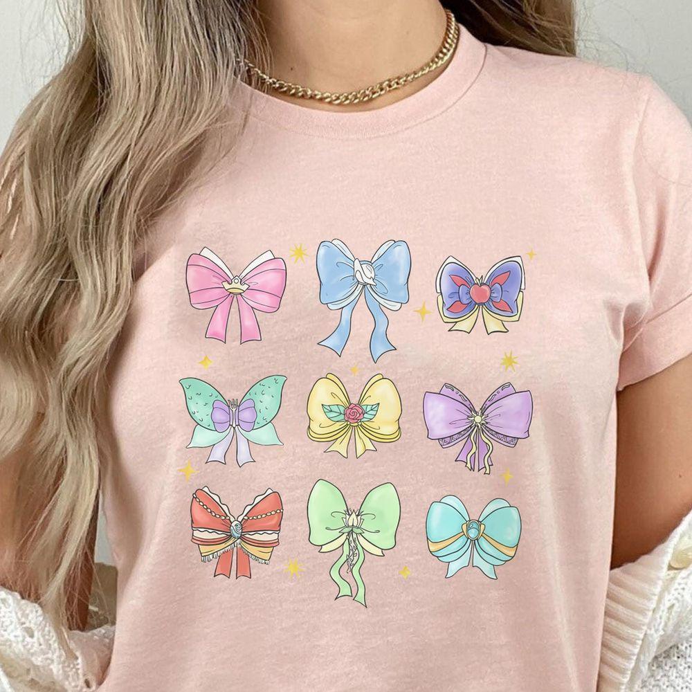 Disney Princess Coquette Bows Watercolor Awesome Shirt Disney Princess Coquette Bows Watercolor Awesome Shirt