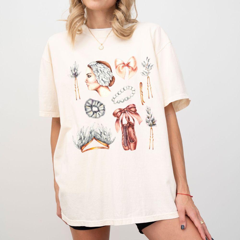 Distressed Balletcore Graphic Vintage Wash Ballerina Collage Tshirt Distressed Balletcore Graphic Vintage Wash Ballerina Collage Tshirt