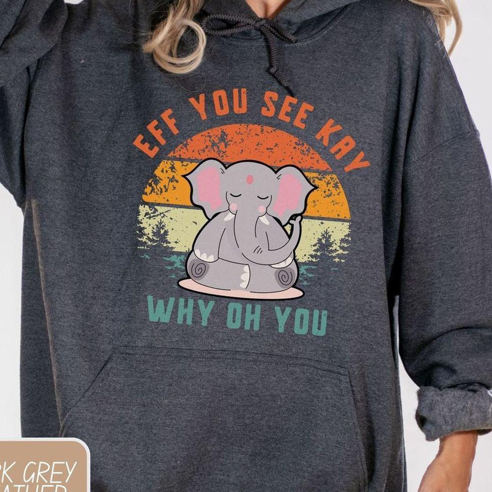 Funny Yoga Elephant Vintage 2 Shirt Funny Yoga Elephant Vintage 2 Shirt
