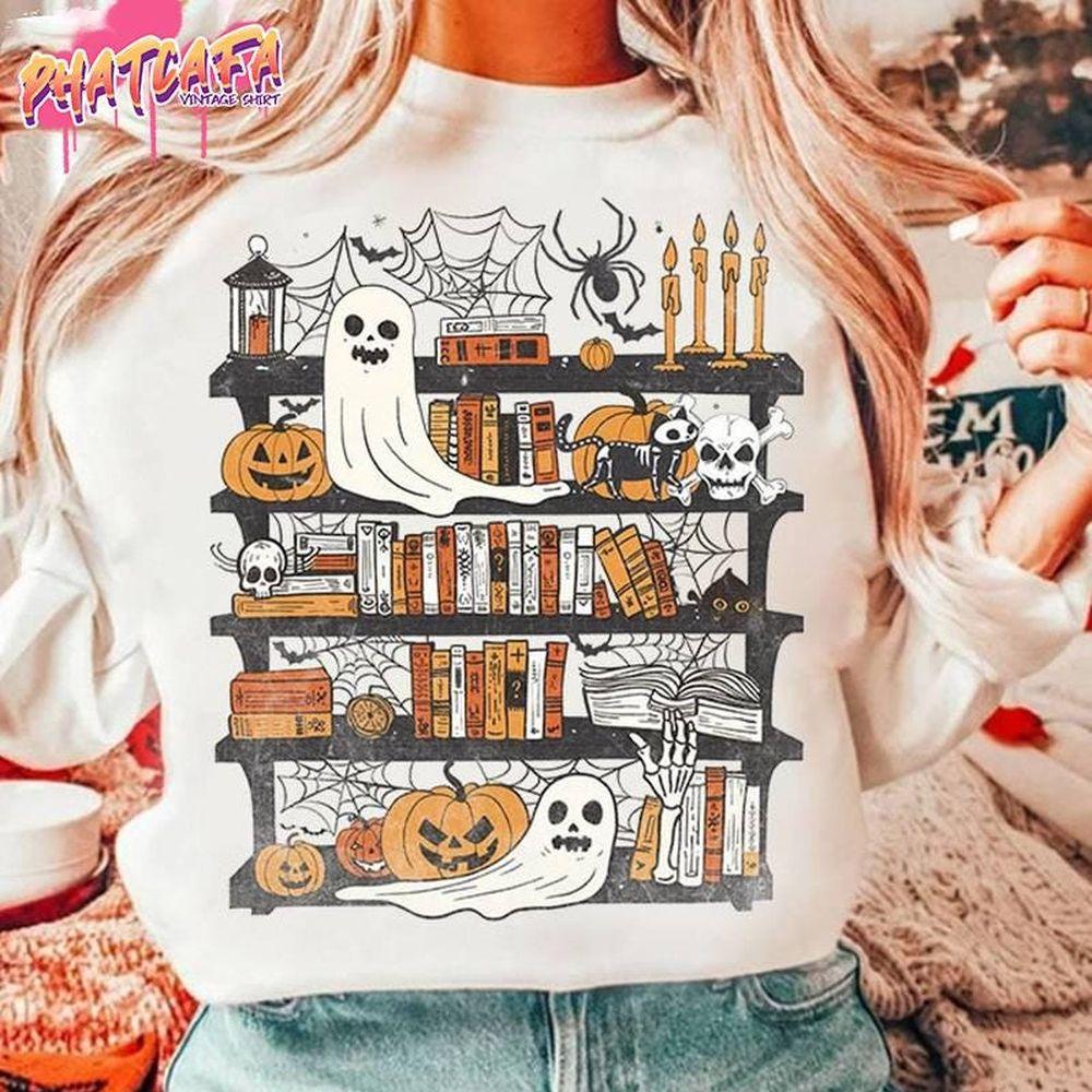 Halloween Library Vintage Shirt Halloween Library Vintage Shirt