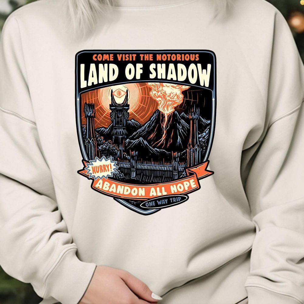 Land Of Shadow Middle Earth Mordor Tshirt Land Of Shadow Middle Earth Mordor Tshirt