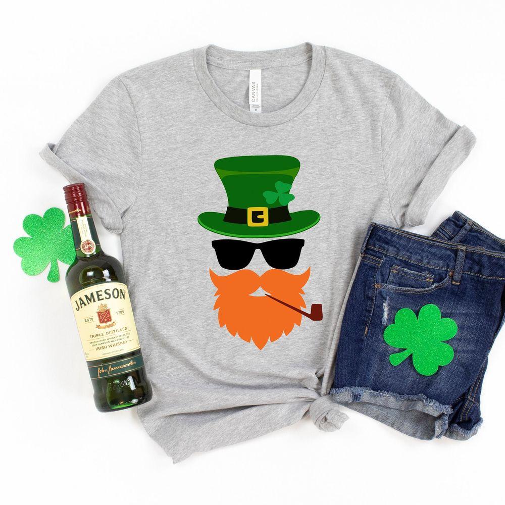 Leprechaunface Shamrocks Tshirt Leprechaunface Shamrocks Tshirt