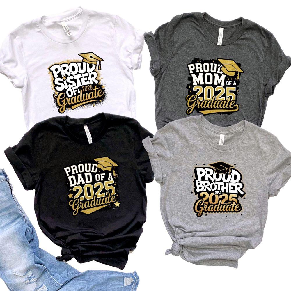Personalized Proud Graduate 2025 Family Matching 4 Tshirt Personalized Proud Graduate 2025 Family Matching 4 Tshirt