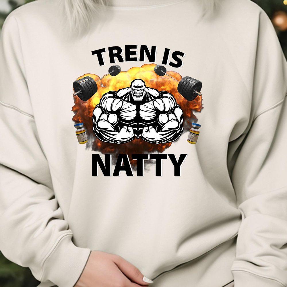 Tren Is Natty Bodybuilding Gym Workout Tshirt Tren Is Natty Bodybuilding Gym Workout Tshirt