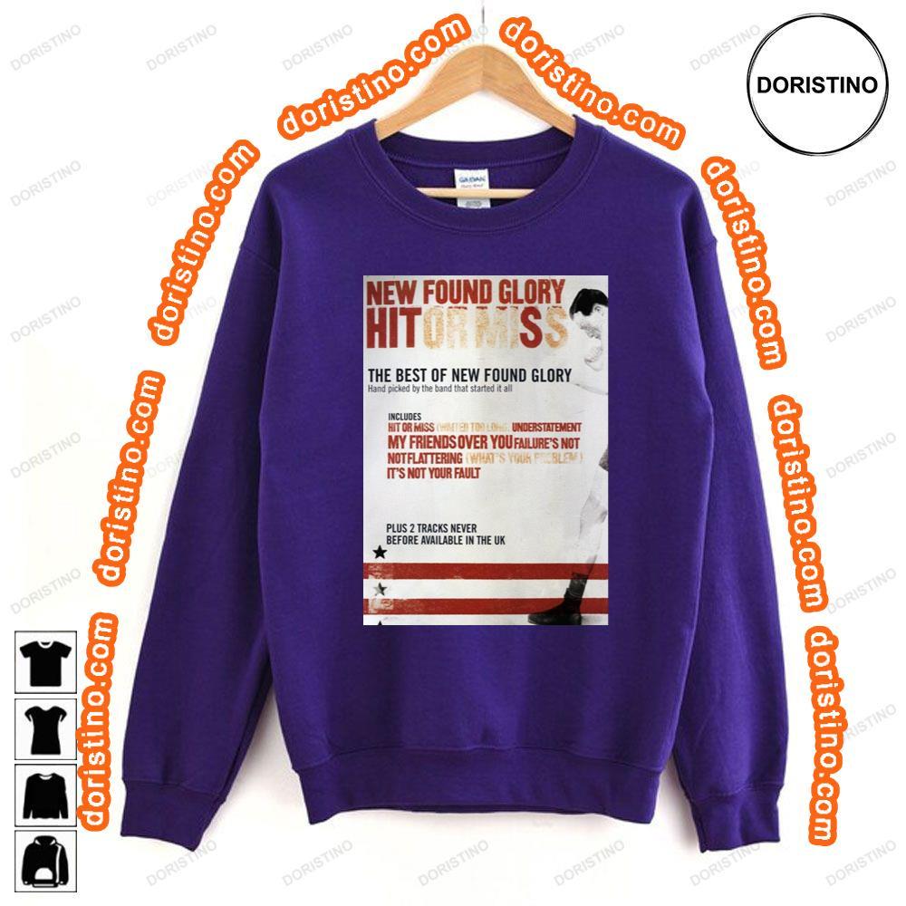 New Found Glory Hit Or Miss Awesome Shirt New Found Glory Hit Or Miss Awesome Shirt