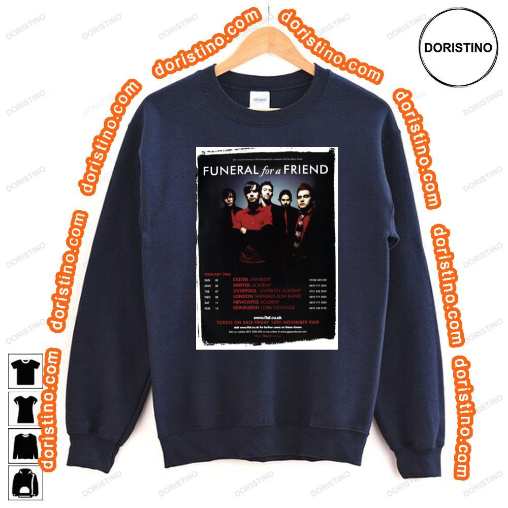Funeral For A Friend Hours 2006 Uk Tour Tshirt Funeral For A Friend Hours 2006 Uk Tour Tshirt