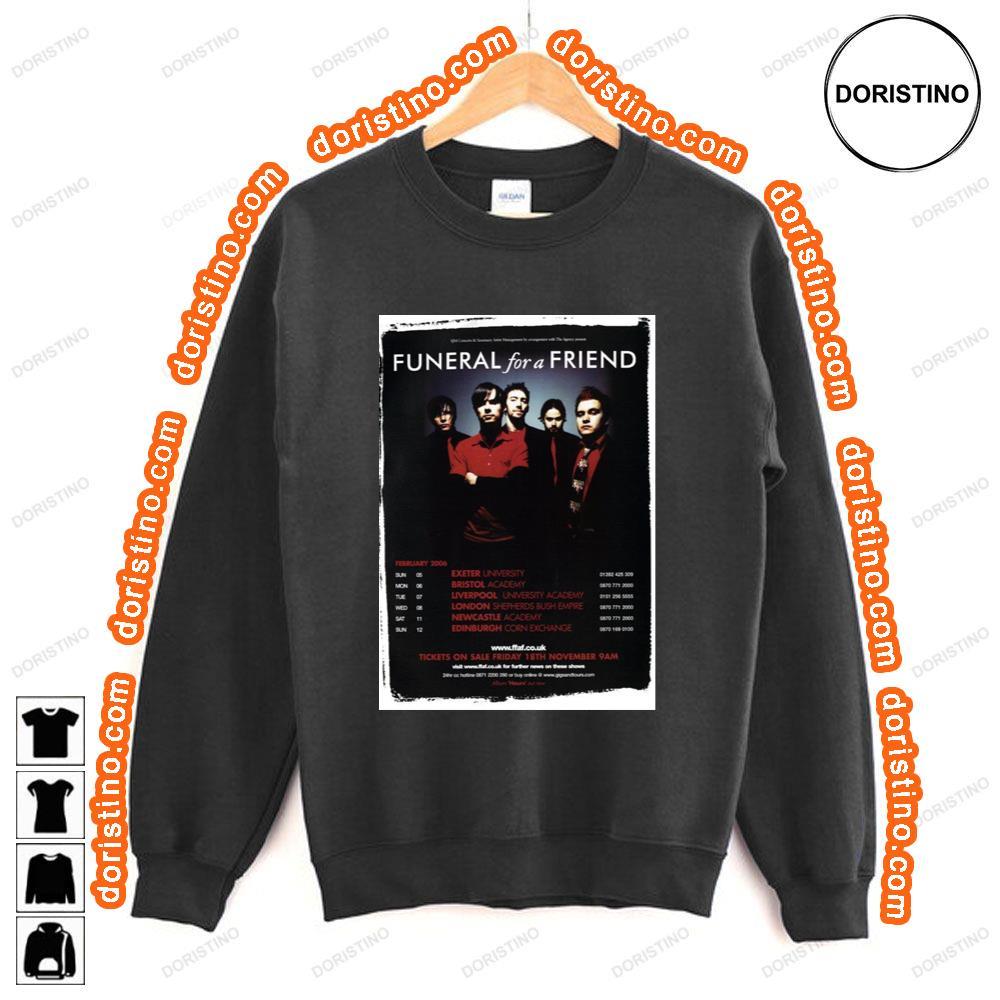 Funeral For A Friend Hours 2006 Uk Tour Tshirt Funeral For A Friend Hours 2006 Uk Tour Tshirt