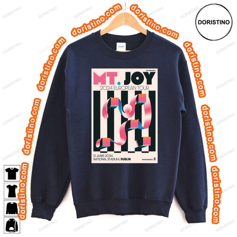 Mt Joy Band 2024 European Tour Dublin National Stadium 12 June 2024 Tshirt Mt Joy Band 2024 European Tour Dublin National Stadium 12 June 2024 Tshirt