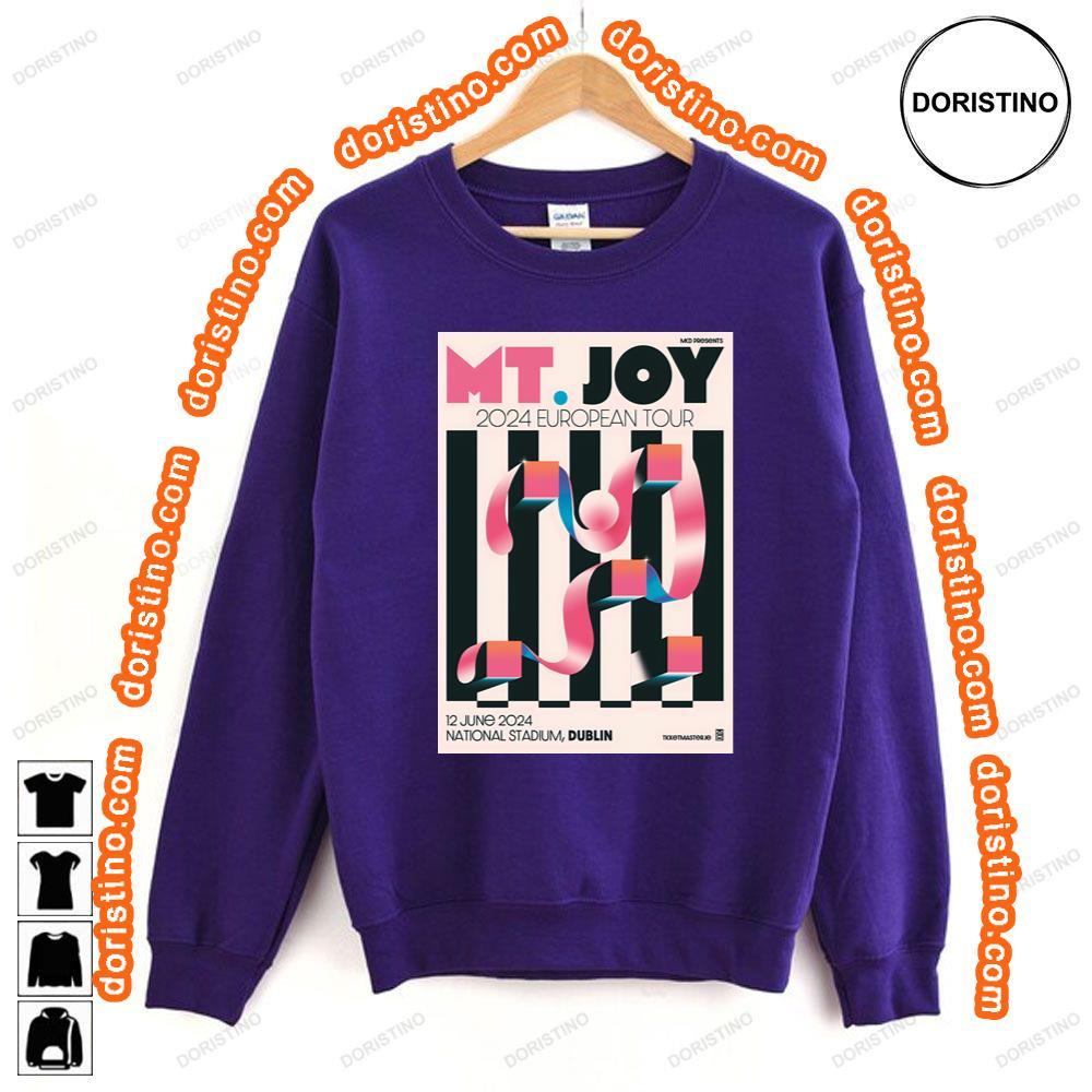 Mt Joy Band 2024 European Tour Dublin National Stadium 12 June 2024 Tshirt Mt Joy Band 2024 European Tour Dublin National Stadium 12 June 2024 Tshirt