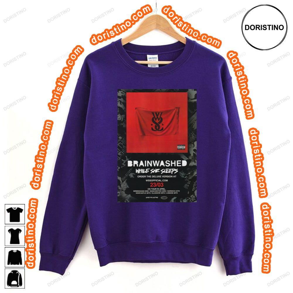 While She Sleeps Cancer Bats 2015 Uk Tour Shirt While She Sleeps Cancer Bats 2015 Uk Tour Shirt