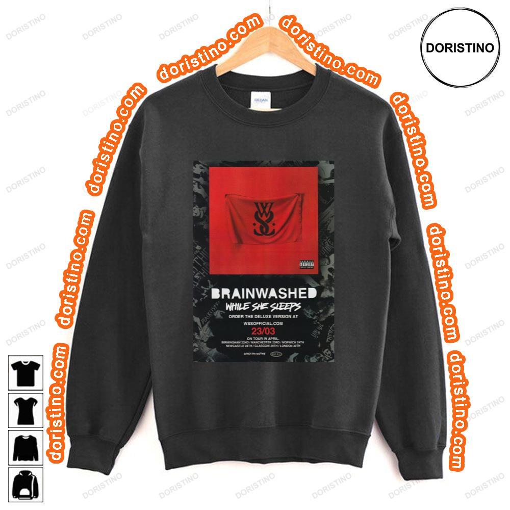 While She Sleeps Cancer Bats 2015 Uk Tour Shirt While She Sleeps Cancer Bats 2015 Uk Tour Shirt