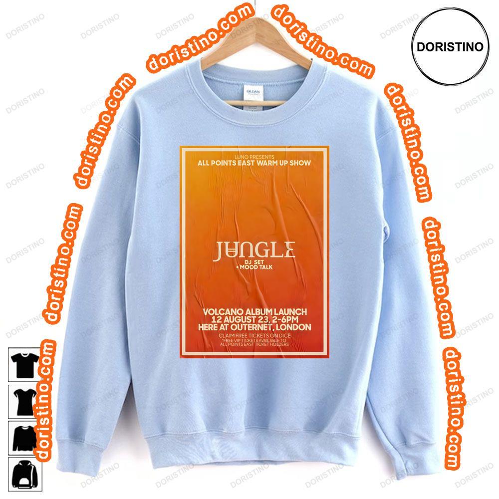 Jungle Band Volcano Album Launch London Tshirt Jungle Band Volcano Album Launch London Tshirt