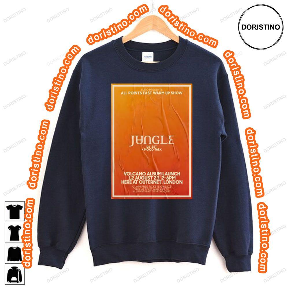 Jungle Band Volcano Album Launch London Tshirt Jungle Band Volcano Album Launch London Tshirt