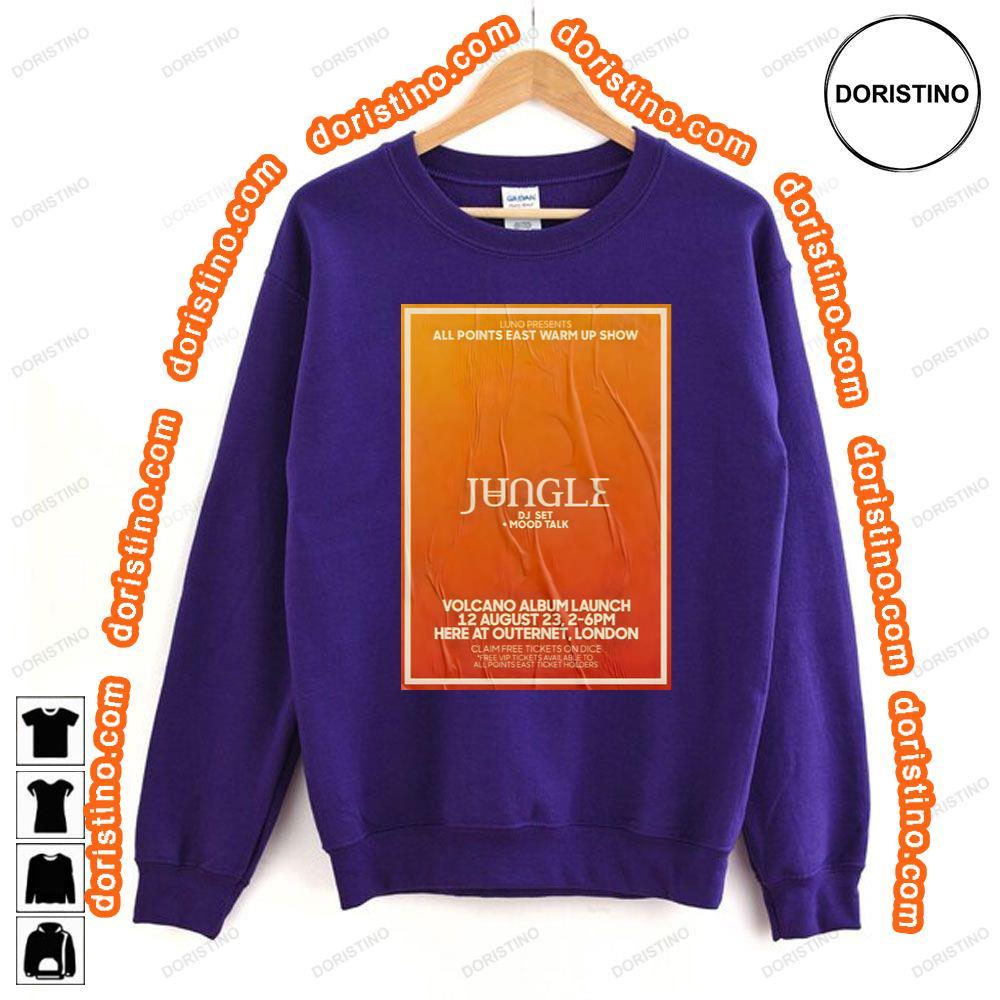 Jungle Band Volcano Album Launch London Tshirt Jungle Band Volcano Album Launch London Tshirt