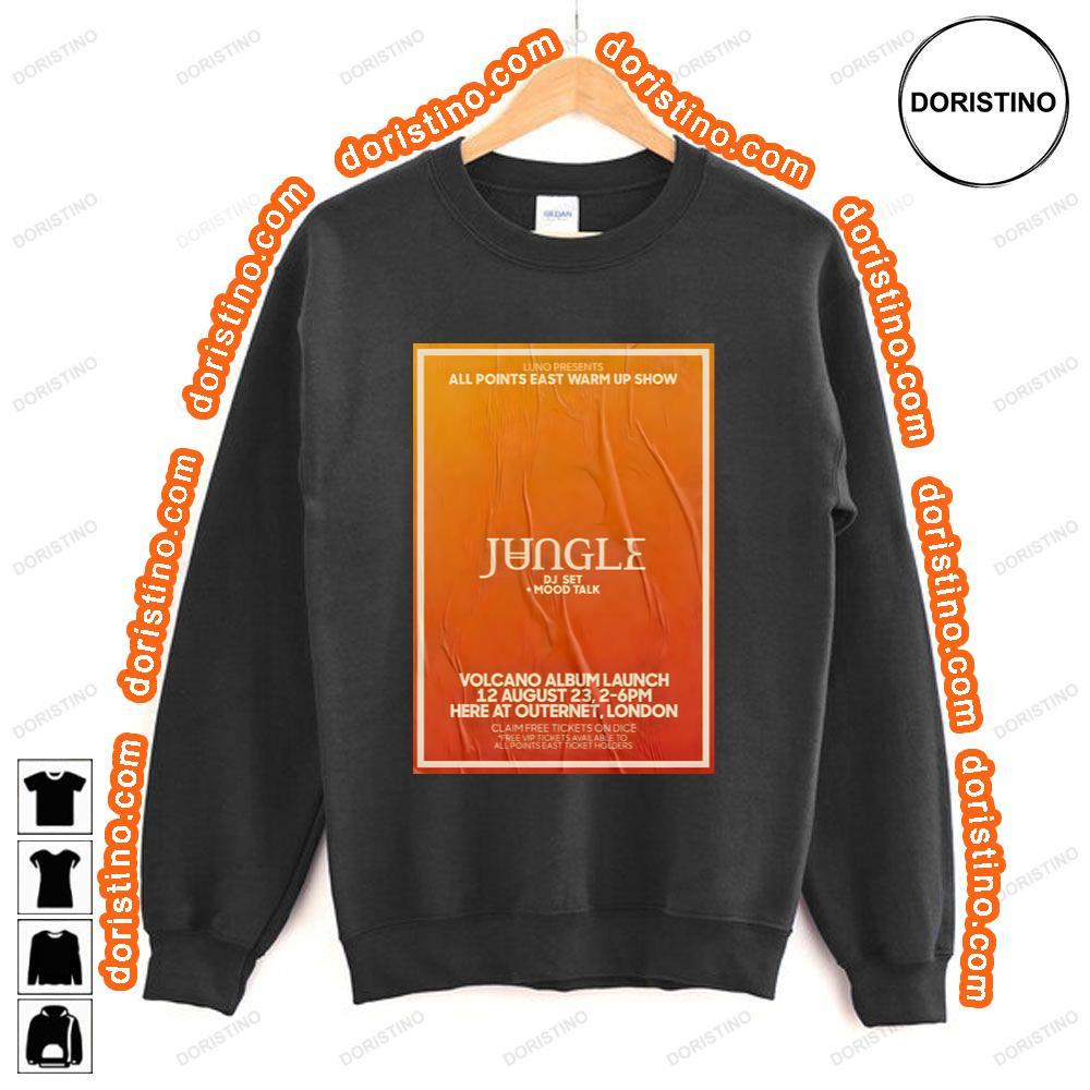Jungle Band Volcano Album Launch London Tshirt Jungle Band Volcano Album Launch London Tshirt