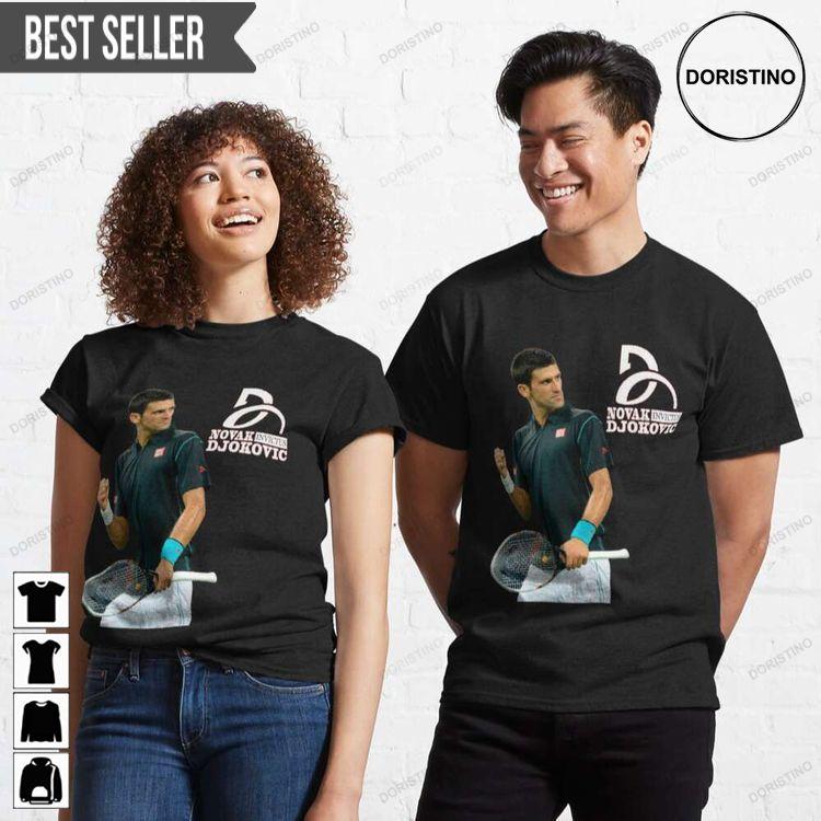 Novak Djokovic Tennis Good Quality Cotton Tshirt