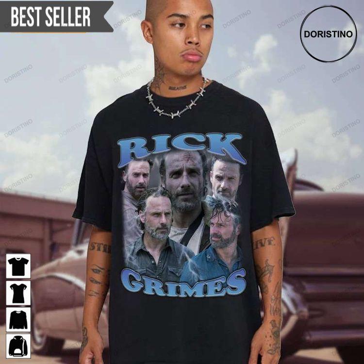Rick Grimes The Walking Dead Short-sleeve Special Order Shirt Rick Grimes The Walking Dead Short-sleeve Special Order Shirt