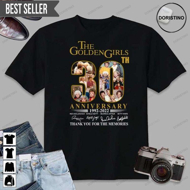 The Golden Girls 1985-2022 Thank You For The Memories Signatures Awesome Shirt The Golden Girls 1985-2022 Thank You For The Memories Signatures Awesome Shirt