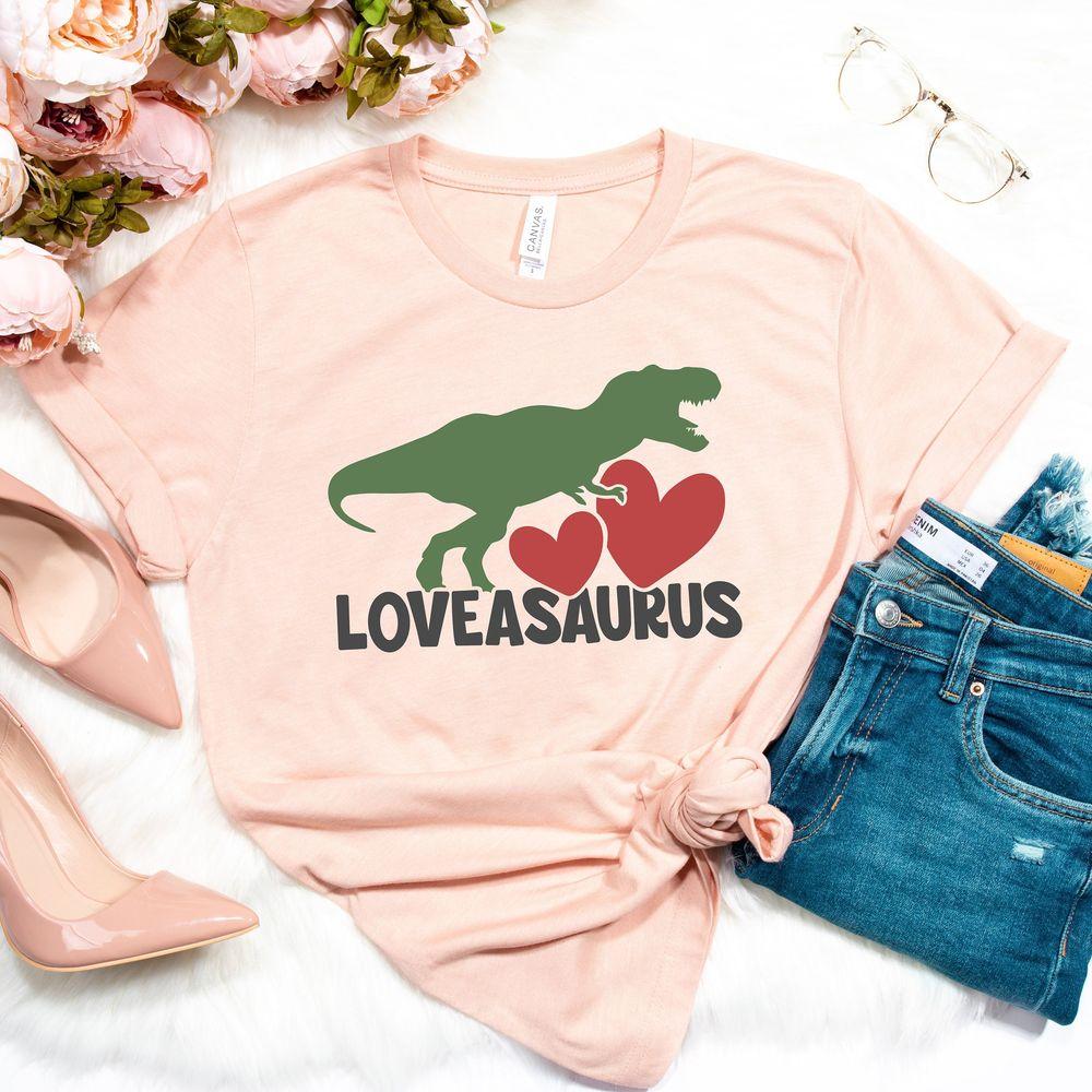 Loveasaurus Rex Boys Valentine Awesome Shirt Loveasaurus Rex Boys Valentine Awesome Shirt