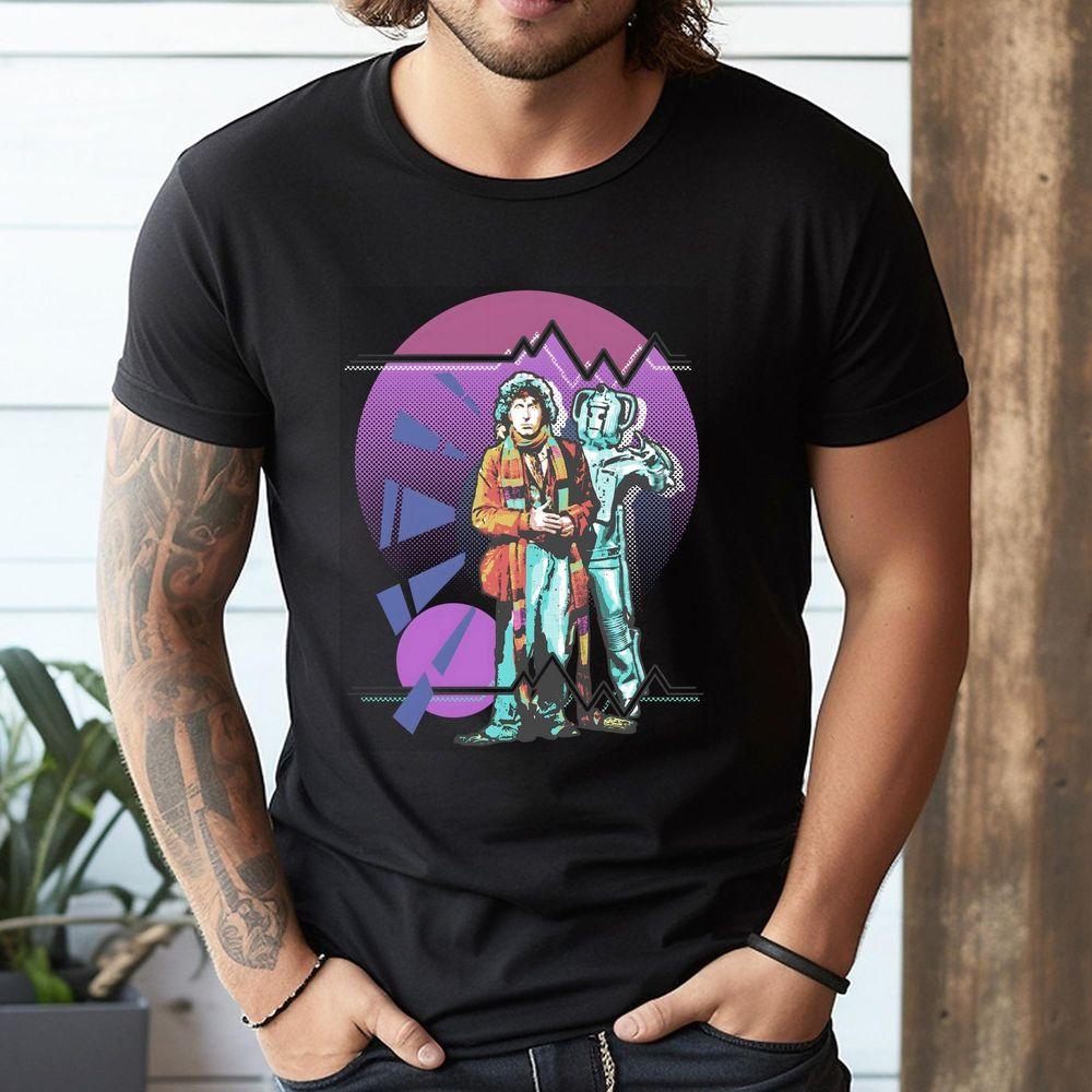Retro Doctor Who Tom Baker Tshirt Retro Doctor Who Tom Baker Tshirt