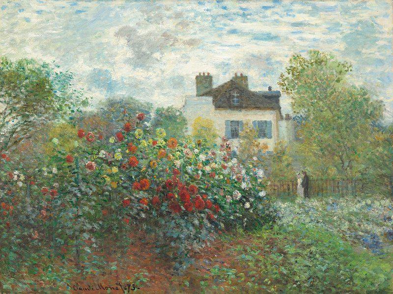 Claude Monet Garden Scene Dahlias Awesome Poster (No Frame) Claude Monet Garden Scene Dahlias Awesome Poster (No Frame)