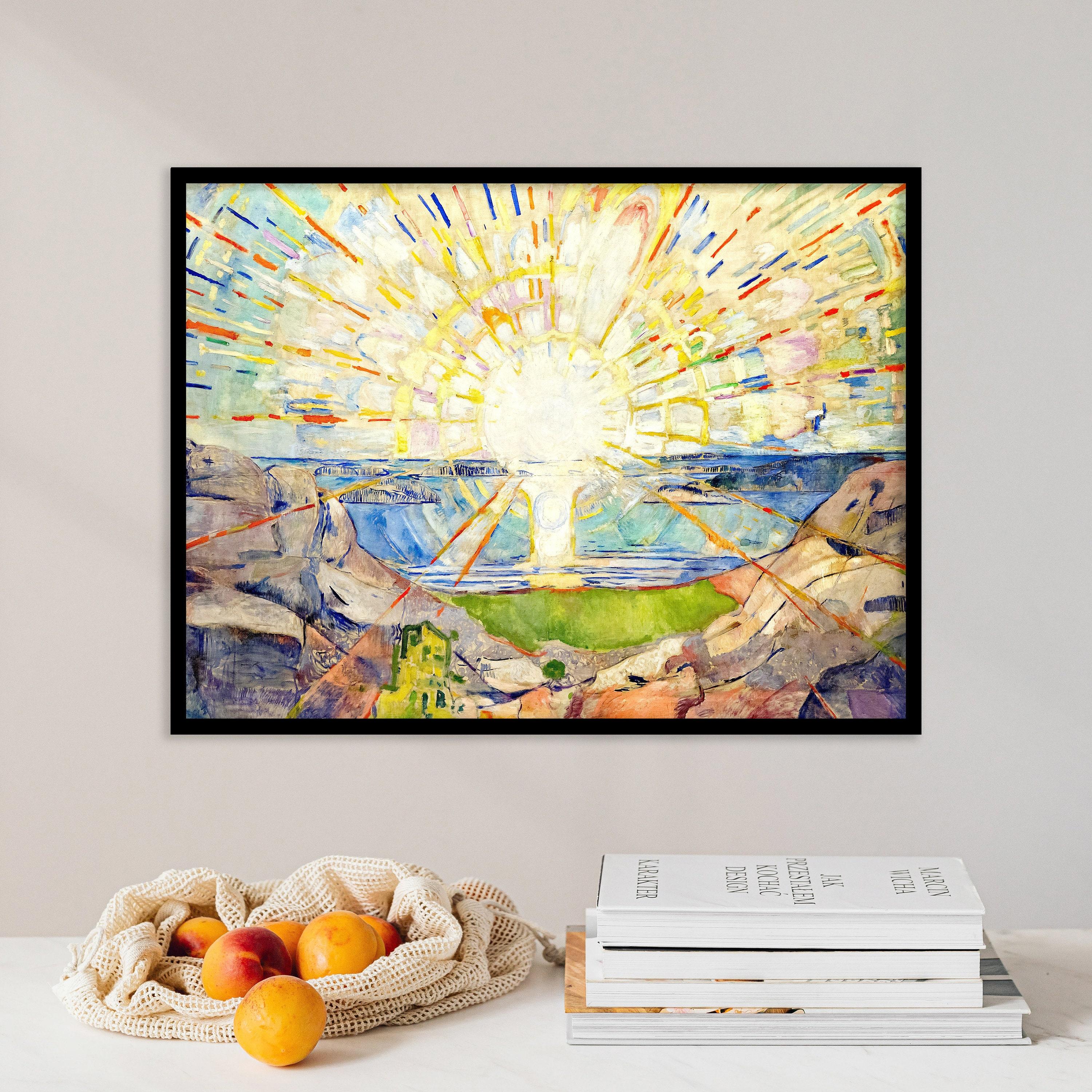 Edvard Munch The Sun 1911 Giclee Trending Style Poster (No Frame) Edvard Munch The Sun 1911 Giclee Trending Style Poster (No Frame)