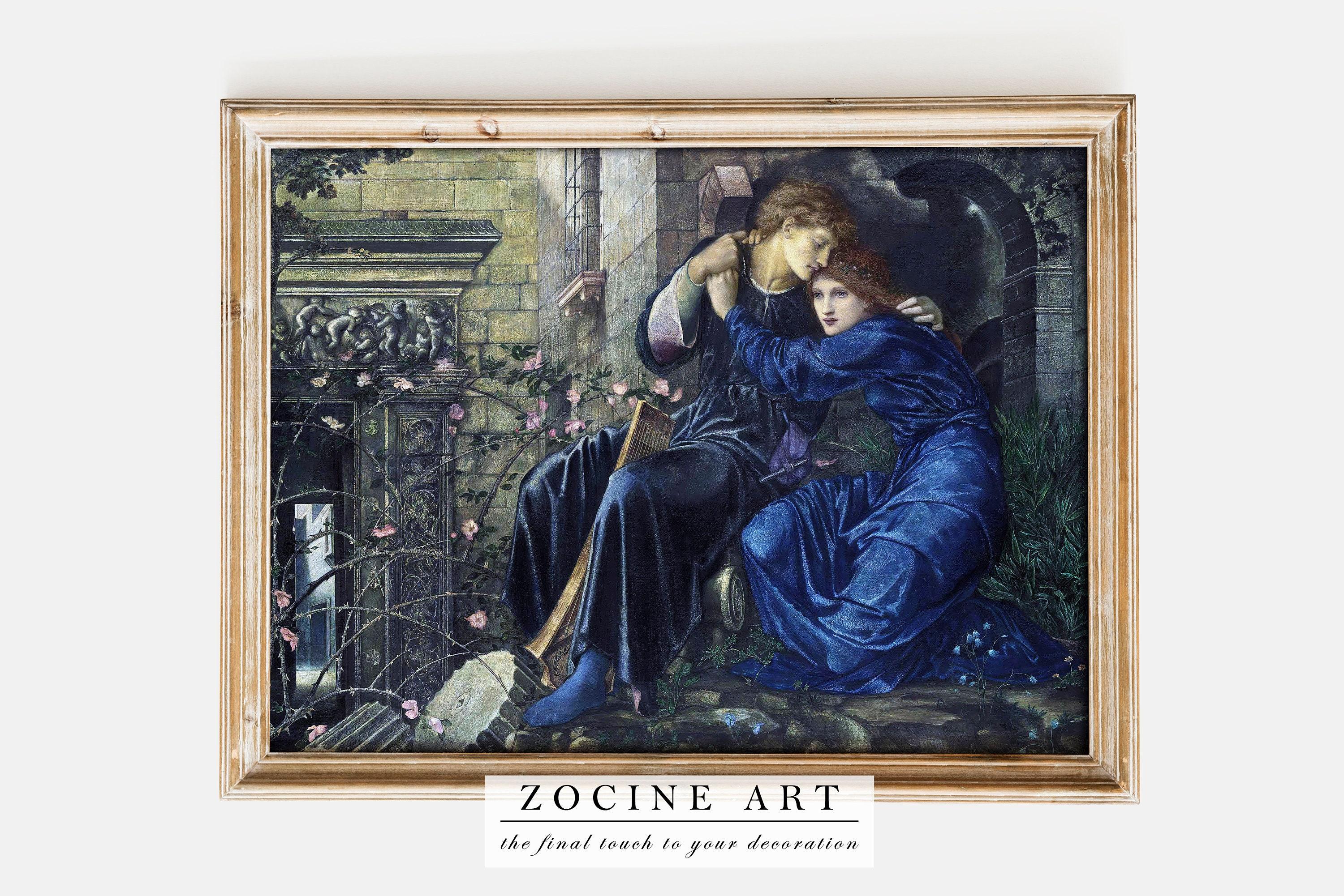 Edward Burne Jones Love Among The Ruins 1894 Vintage Awesome Poster (No Frame) Edward Burne Jones Love Among The Ruins 1894 Vintage Awesome Poster (No Frame)