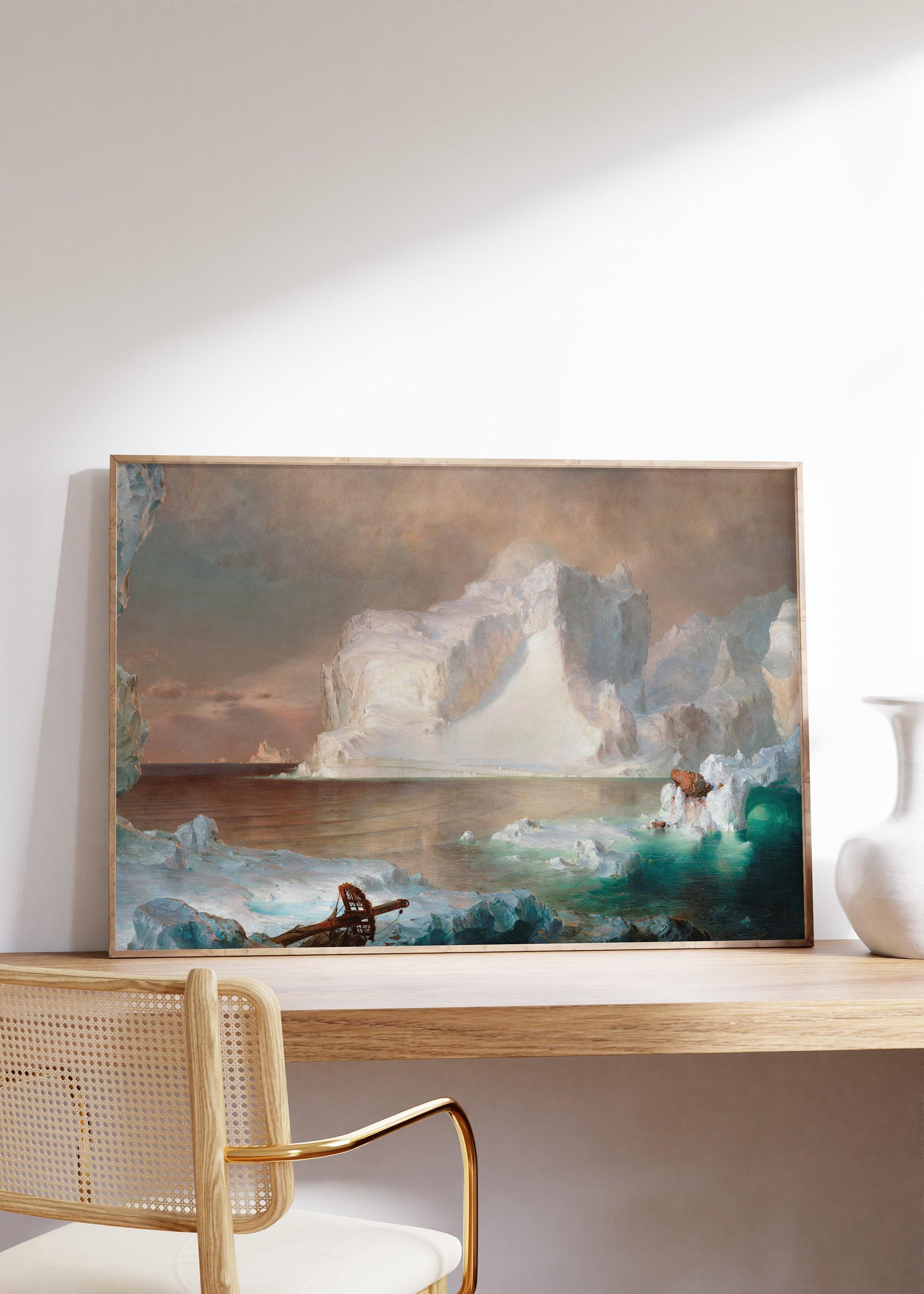 Frederic Edwin Church The Icebergs 1861 Vintage Trending Style Poster (No Frame) Frederic Edwin Church The Icebergs 1861 Vintage Trending Style Poster (No Frame)