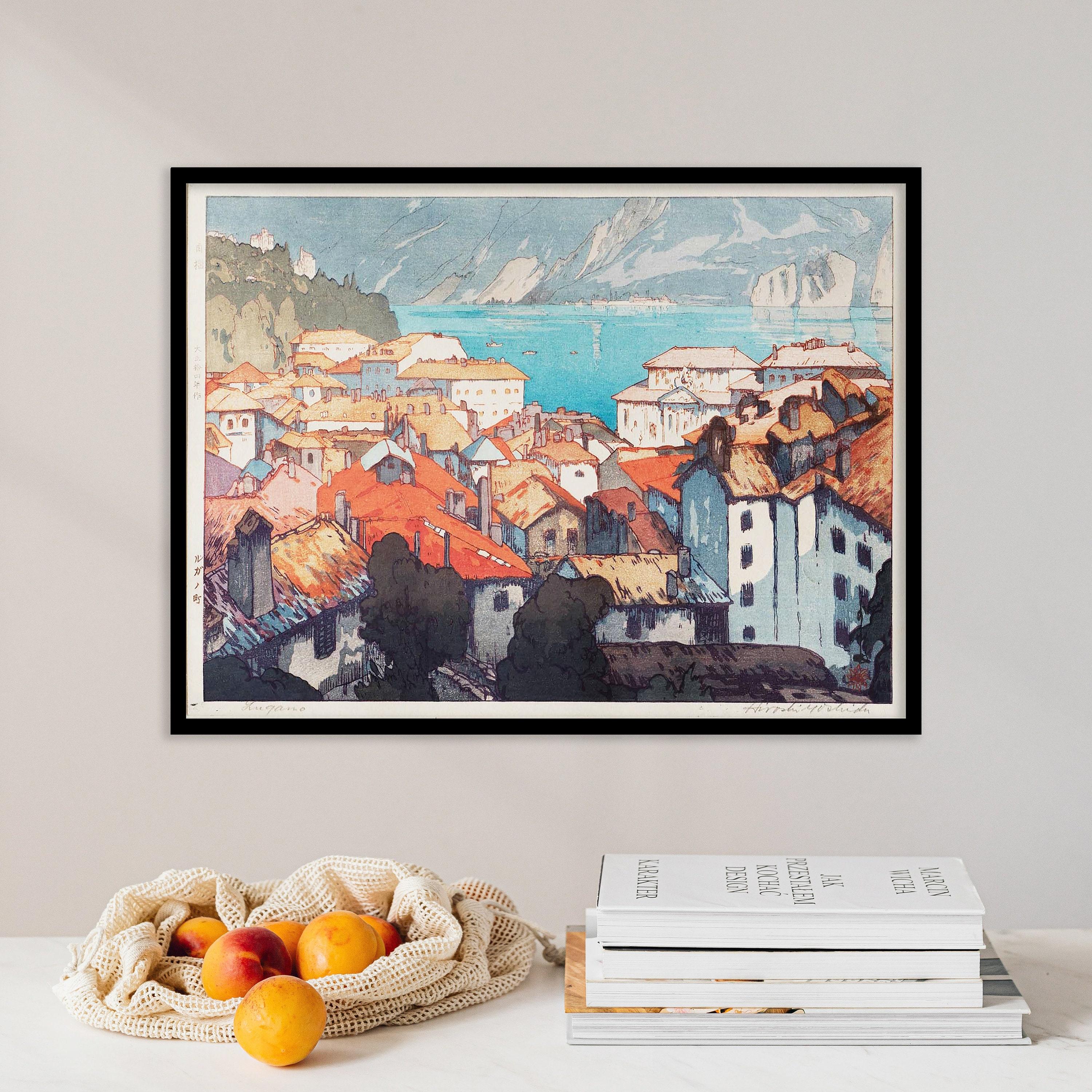 Hiroshi Yoshida Lugano Rugano Machi 1926 From The European Series Awesome Poster (No Frame) Hiroshi Yoshida Lugano Rugano Machi 1926 From The European Series Awesome Poster (No Frame)