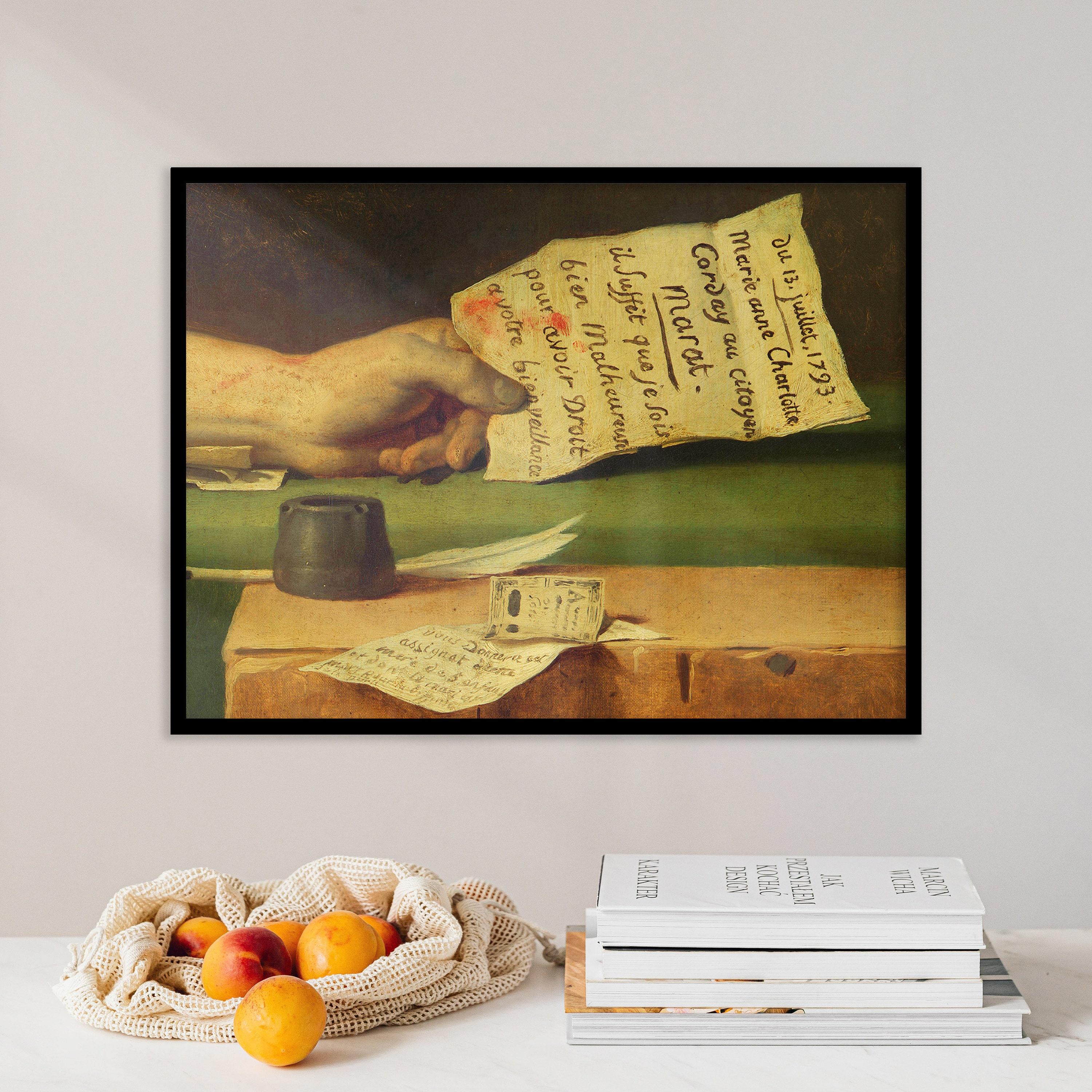 Jacques Louis David Death Of Marat 1793 Giclee Awesome Poster (No Frame) Jacques Louis David Death Of Marat 1793 Giclee Awesome Poster (No Frame)