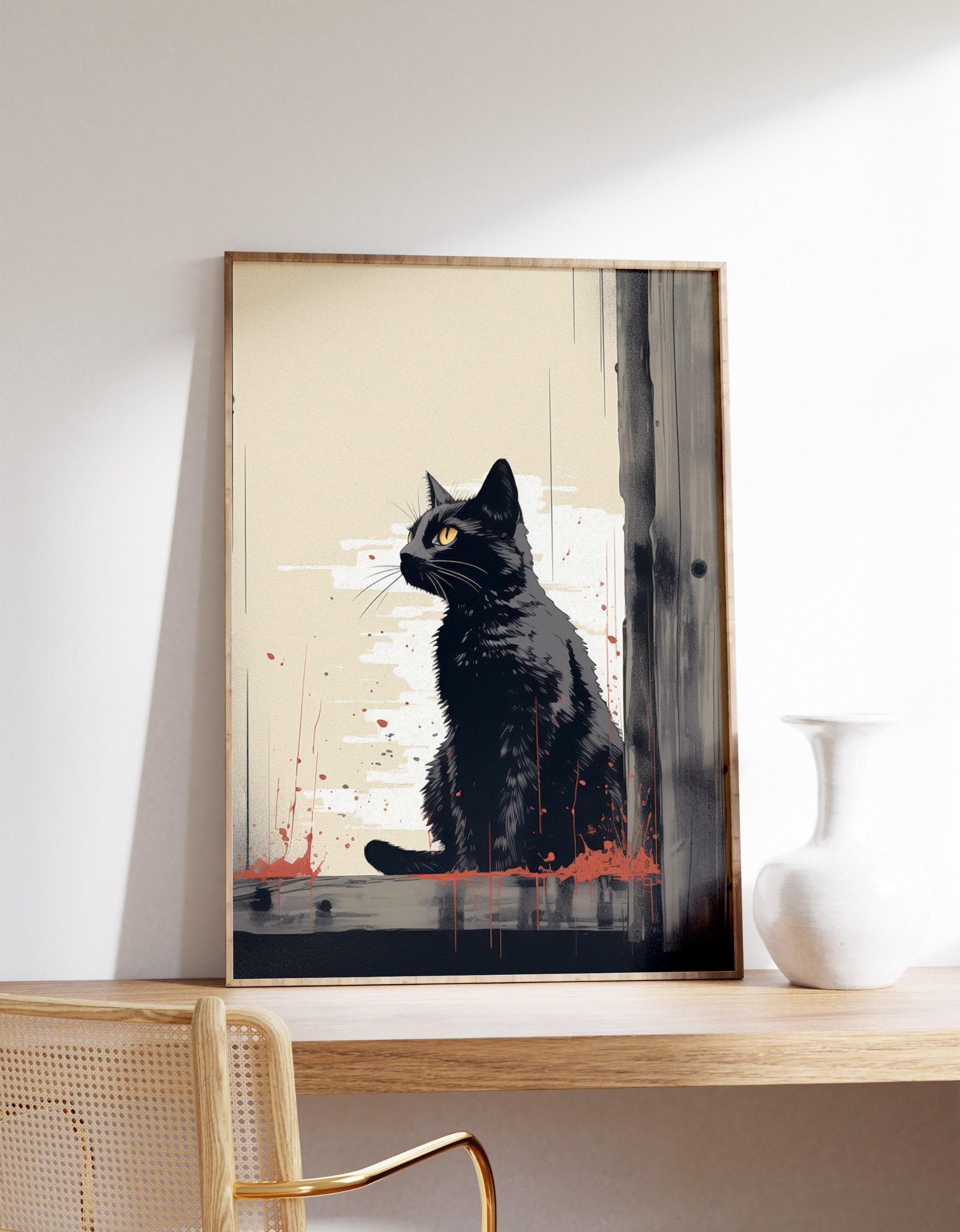 Japanese Minimal Cat 3 Awesome Poster (No Frame) Japanese Minimal Cat 3 Awesome Poster (No Frame)