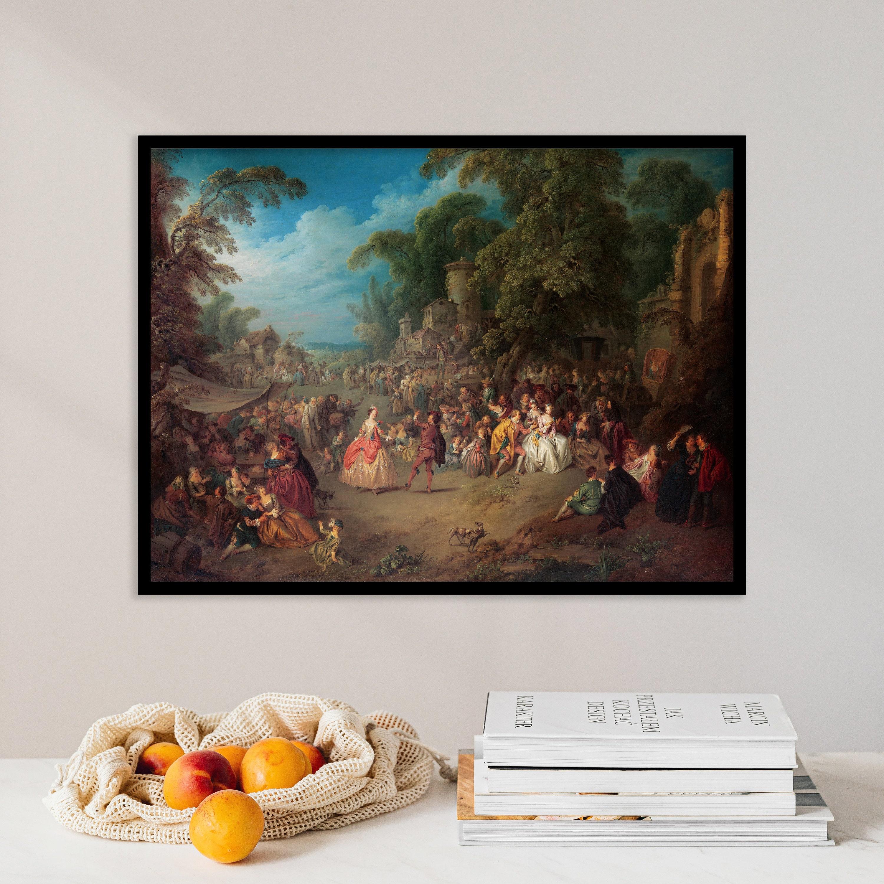 Jean Baptiste Joseph Pater The Fair At Bezons 1733 Limited Edition Posters (No Frame) Jean Baptiste Joseph Pater The Fair At Bezons 1733 Limited Edition Posters (No Frame)