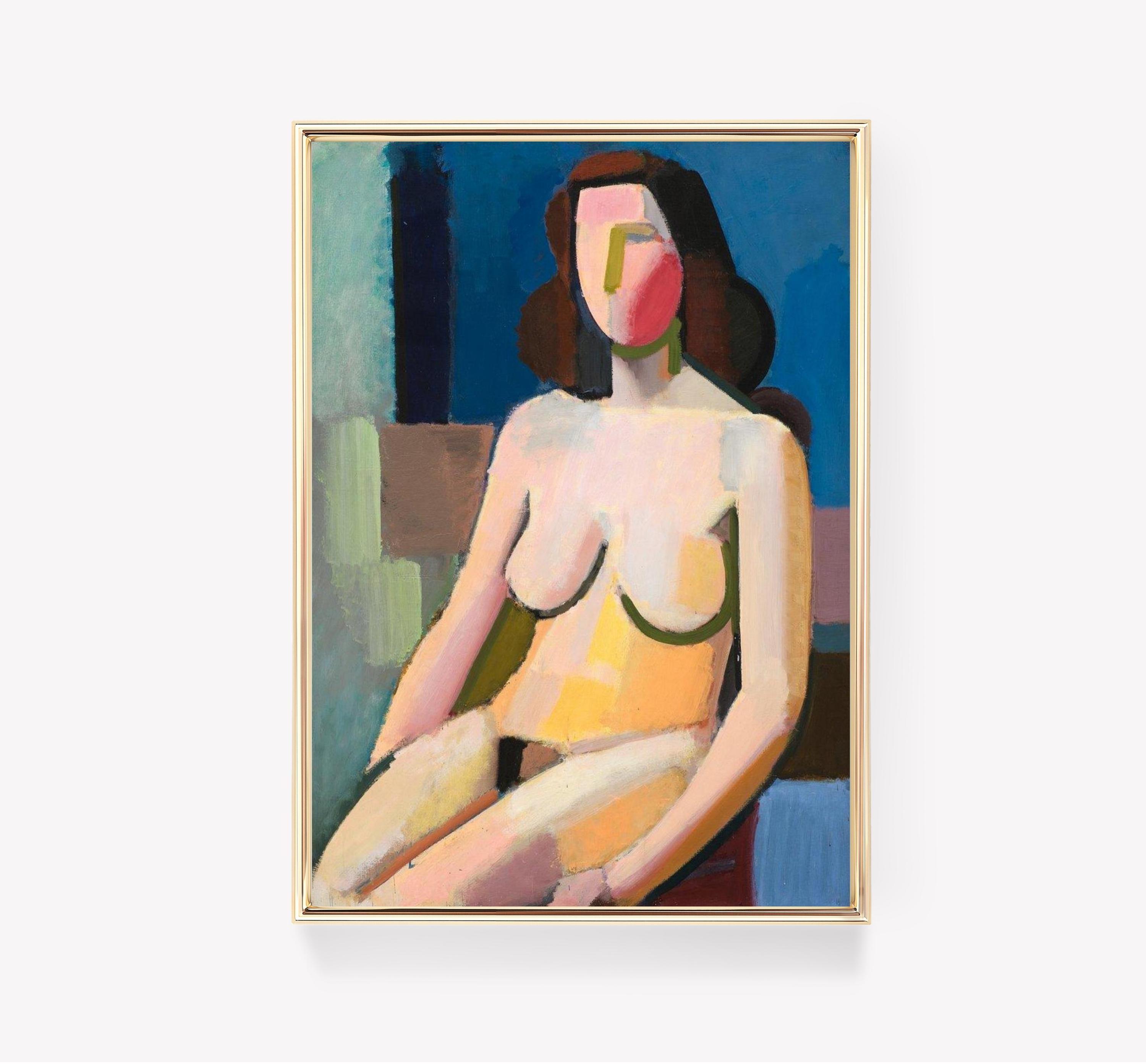 Jean Metzinger Nude In Mirror Nude Art Limited Edition Posters (No Frame) Jean Metzinger Nude In Mirror Nude Art Limited Edition Posters (No Frame)
