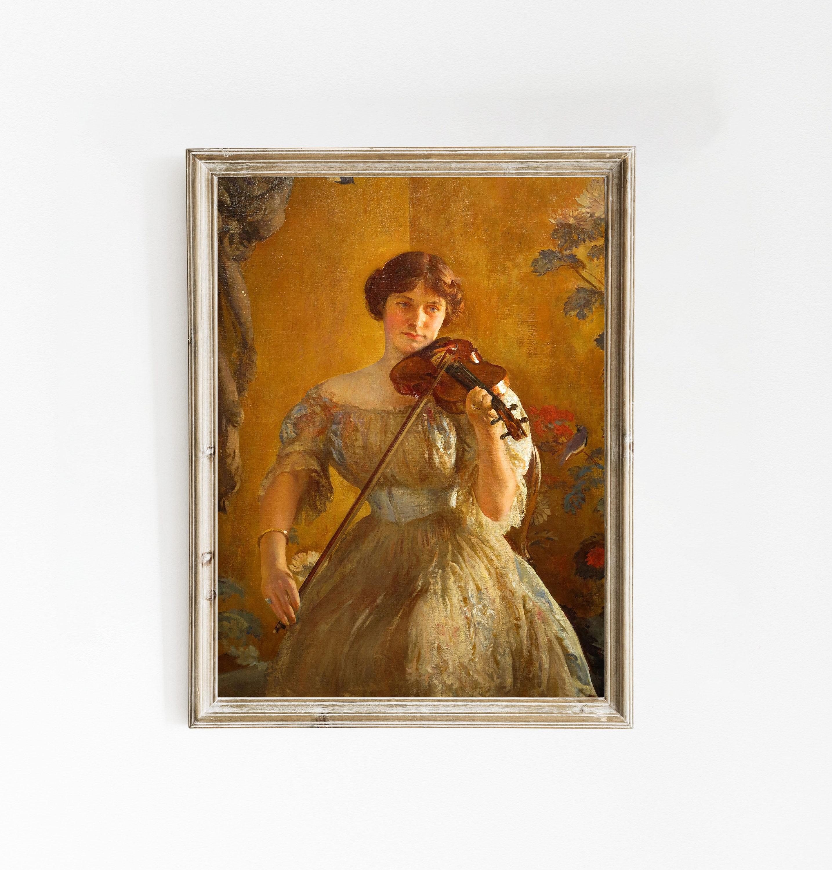 Joseph Dec The Kreutzer Sonata 1912 Woman Portrait Limited Edition Posters (No Frame) Joseph Dec The Kreutzer Sonata 1912 Woman Portrait Limited Edition Posters (No Frame)