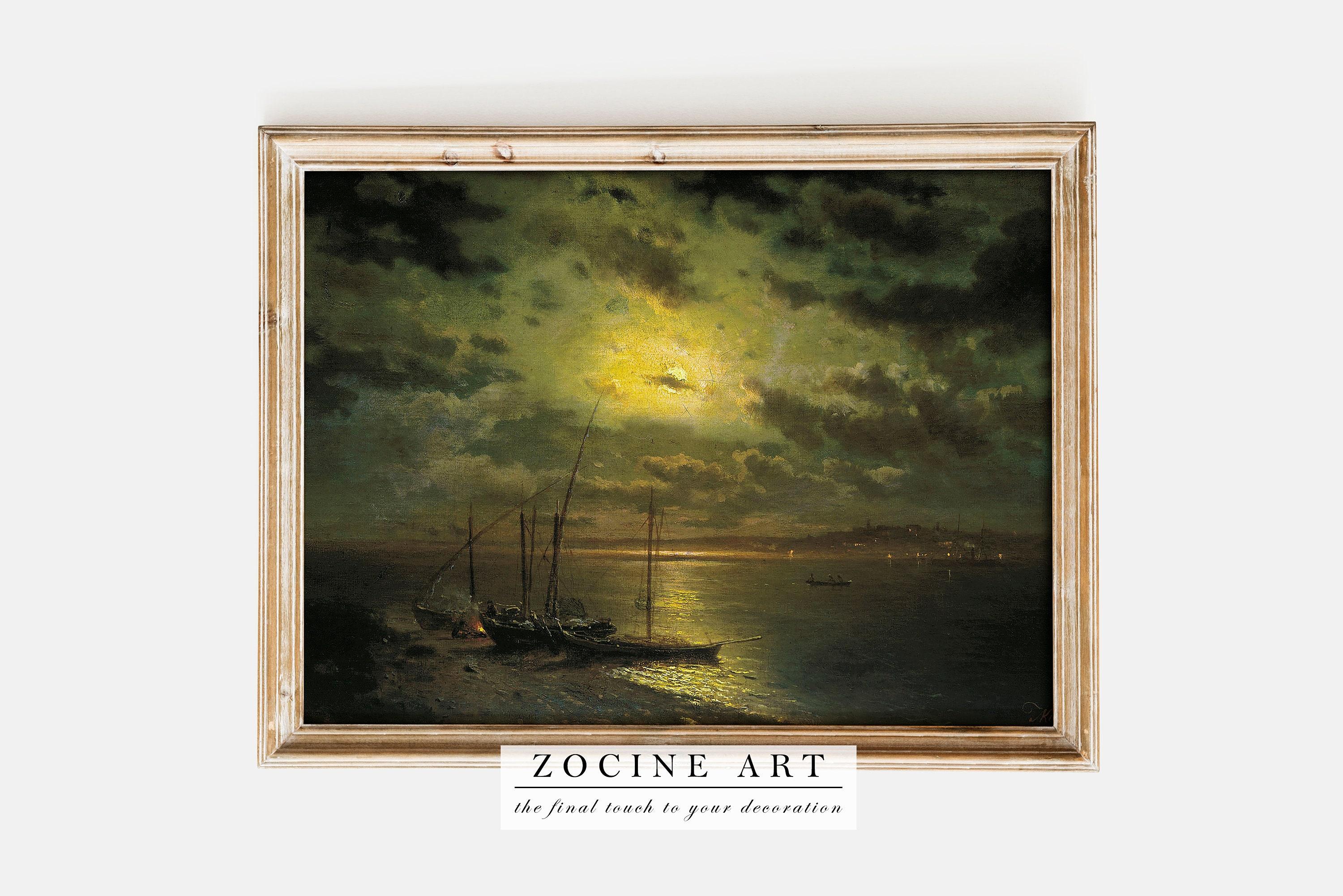 Moonlight Landscape Awesome Poster (No Frame) Moonlight Landscape Awesome Poster (No Frame)