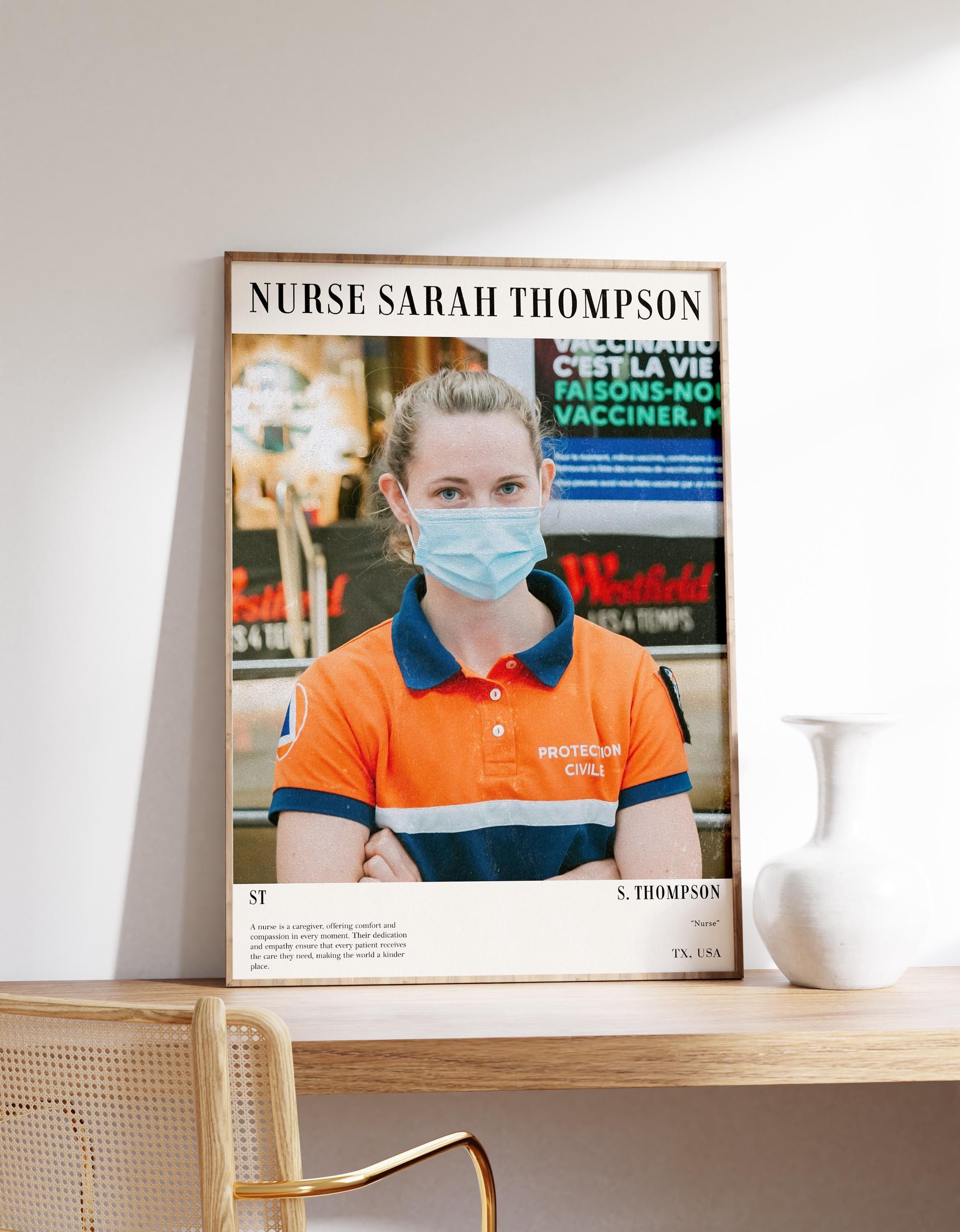 Personalized Nurse Definition Limited Edition Posters (No Frame) Personalized Nurse Definition Limited Edition Posters (No Frame)